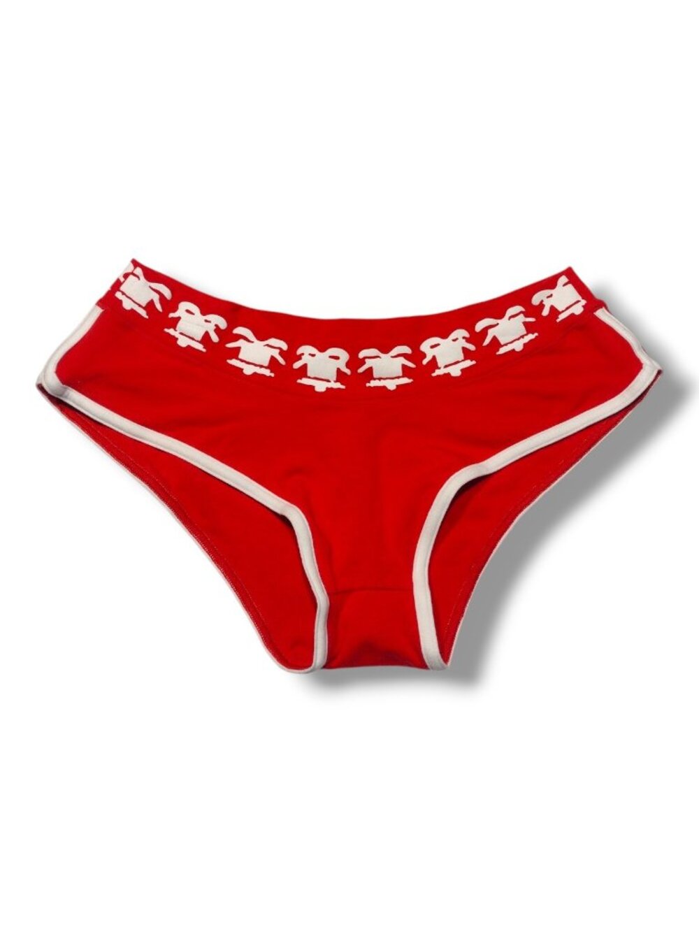 Skims X Cactus Jack Flea Market Jingle Bells Cotton Jersey Micro Boy Short